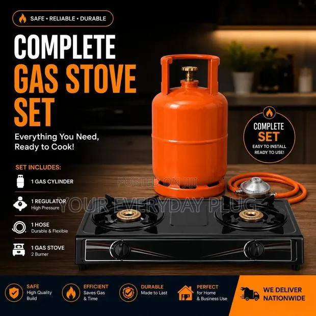 Complete Cylinder With Burner and Regulator Set · Photo 1