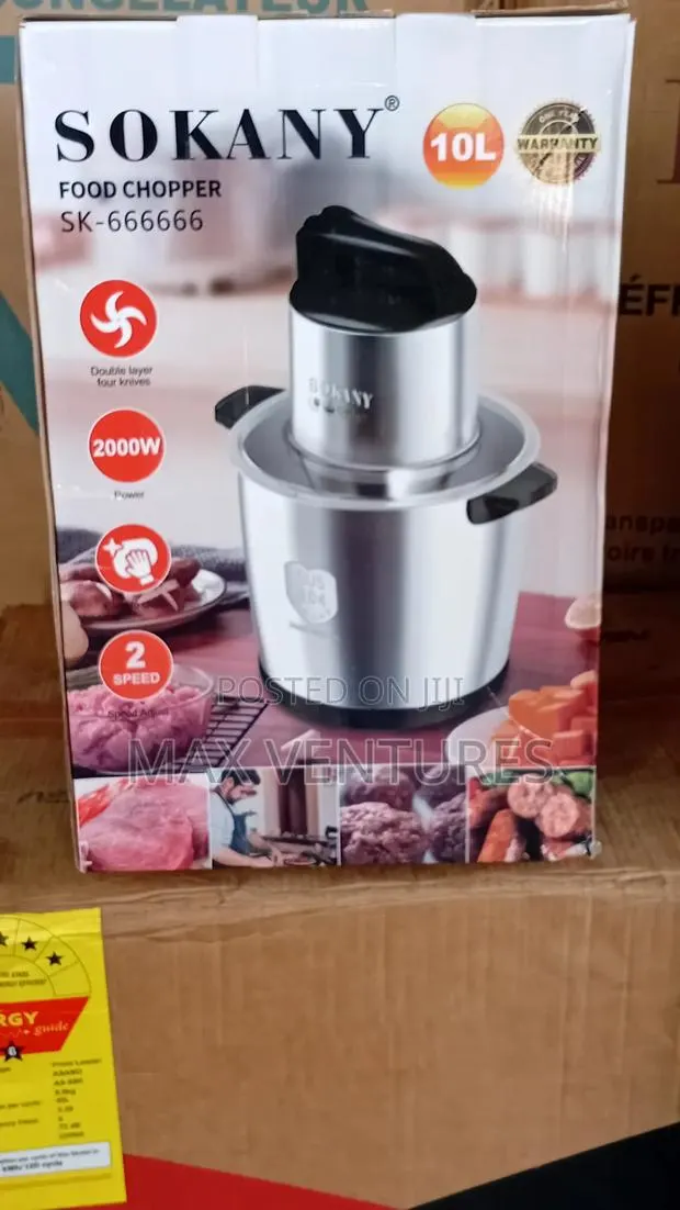 Kitchen Powerhouse – Sokany 10l Commercial Chopper 10l · Photo 1