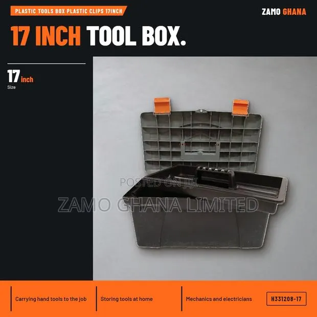 Plastic Tools Box Plastic Clips 17Inch - H331208-17 · Photo 1