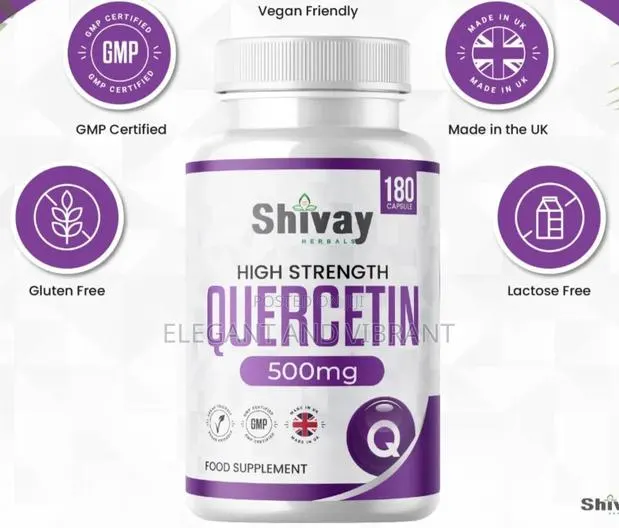 Quercetin High Strength 500mg 180 Capsules · Photo 1