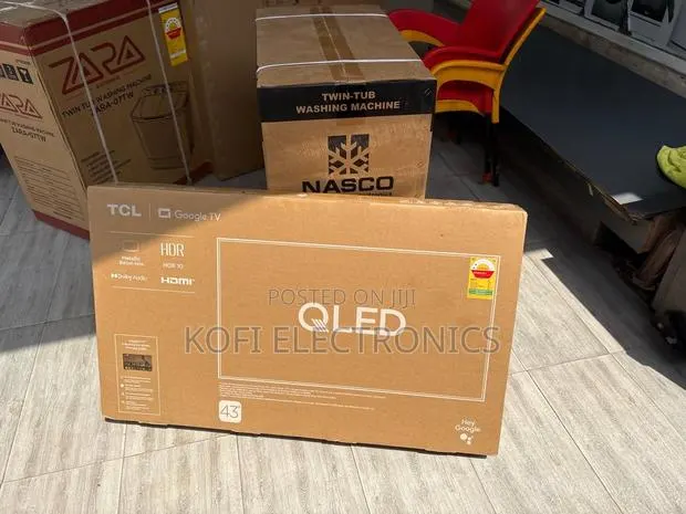 TCL 43” Smart Android Qled Tv Sharp Visual Performance · Photo 1