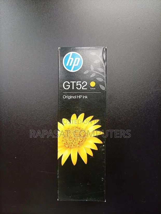 HP Gt52 Yellow Ink Bottle · Photo 1