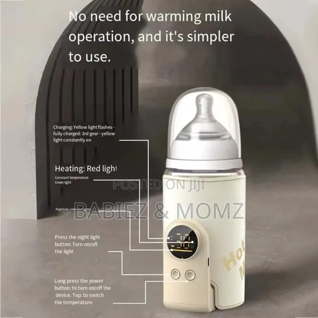 Rechargeable Baby Bottle Warmer – Portable Milk Heater · Photo 1