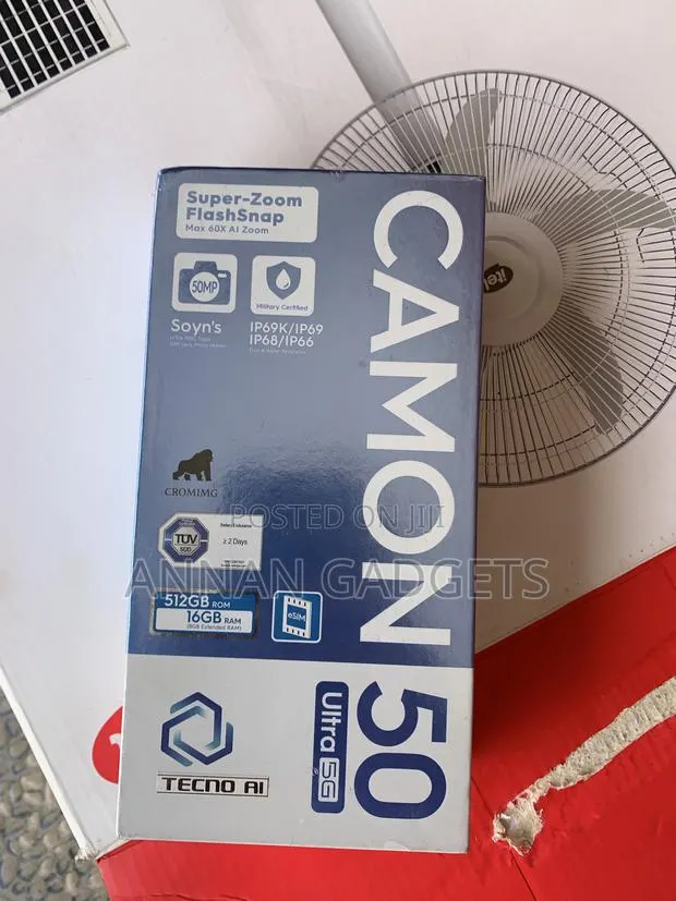 New Tecno Camon 50 Ultra 512 GB Black · Photo 1