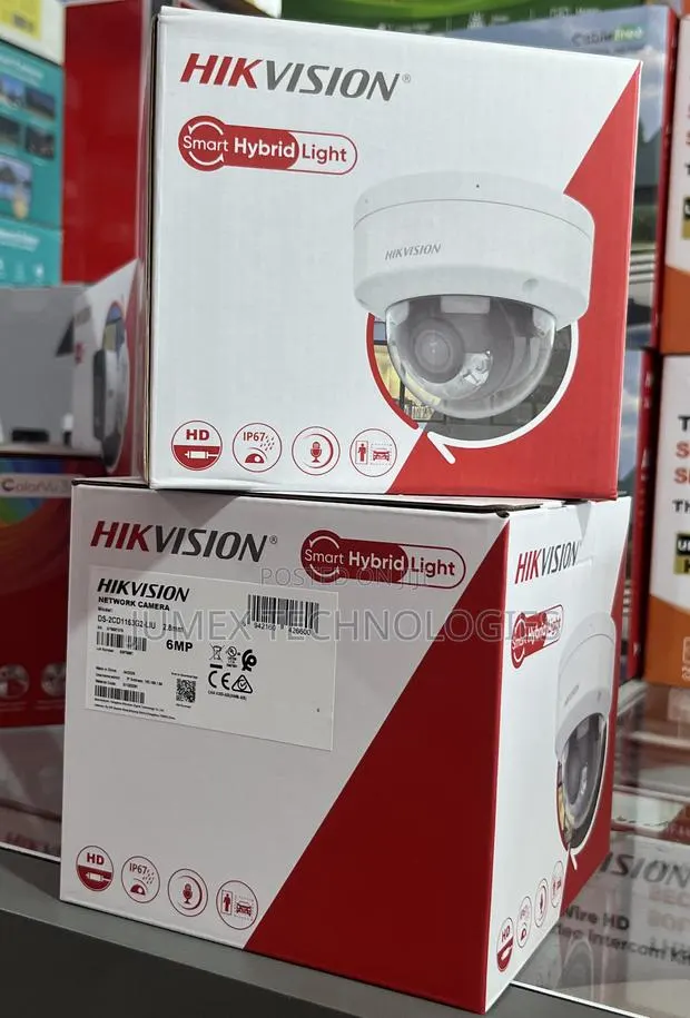 HIKVISION 6MP IP Dual Light Fixed Dome Network Camera DS-2CD1163G2-LIU · Photo 1