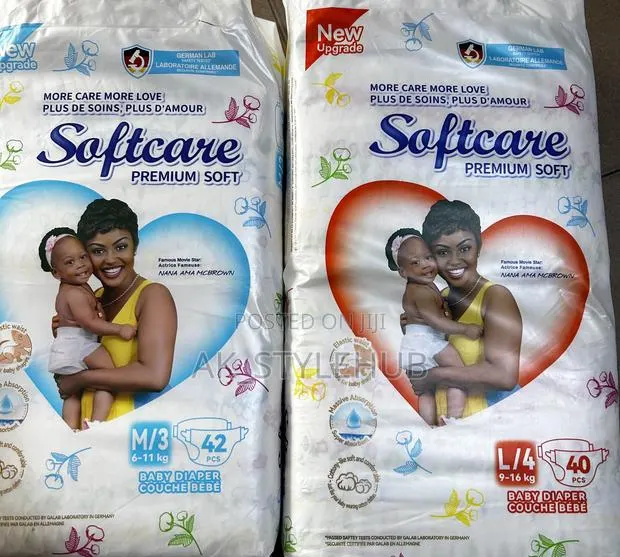 Softcare Diapers S,M,L