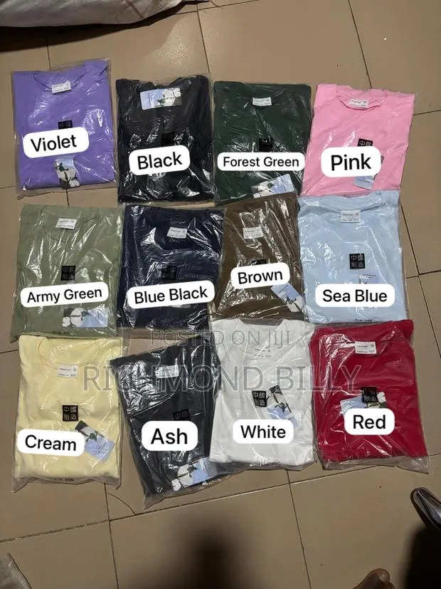 Oversized Plain Tshirts 500g · Photo 1
