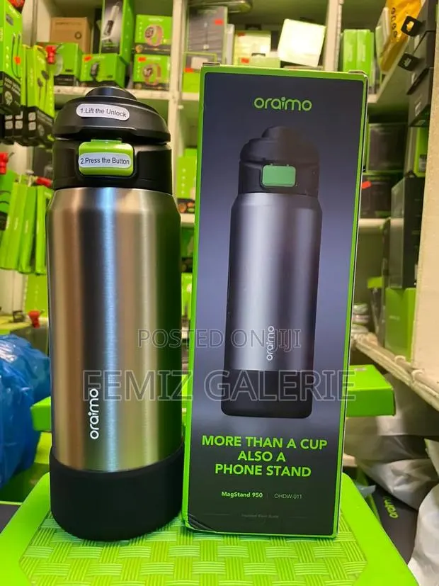 Oraimo MagStand 950 950ml Smart Thermos Bottle With Magnetic Tight Fit · Photo 1