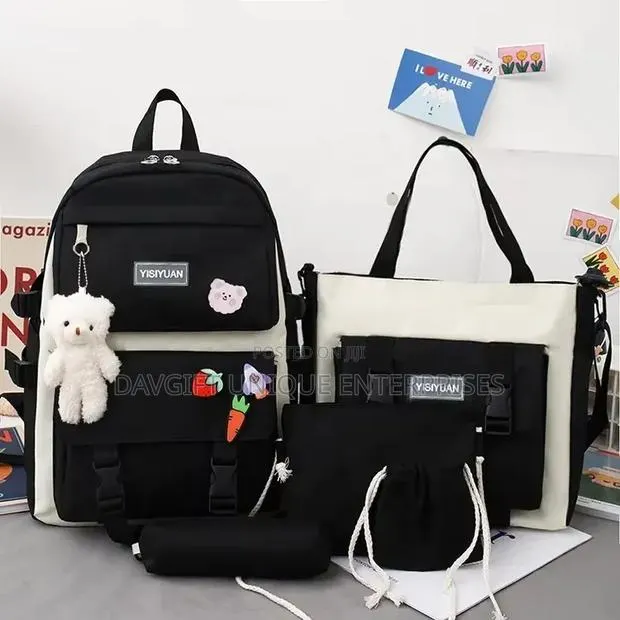 5in1 Unique Beautiful School Bags · Photo 1