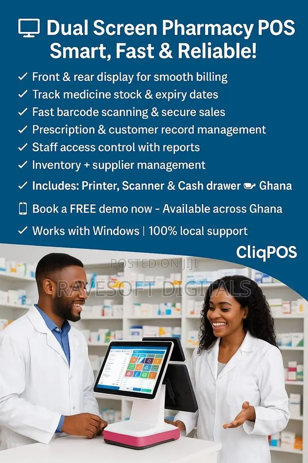 Dual Screen Pharmacy Pos – Smart, Fast Reliable! · Photo 1