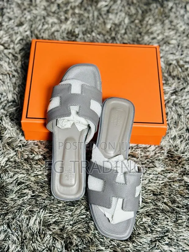 Gray Hermes _ Ladies Slippers · Photo 1