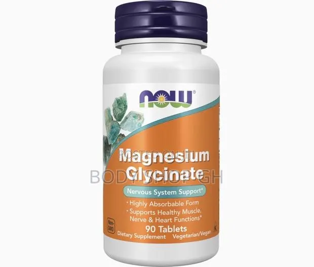 Now Supplements, Magnesium Glycinate 100 Mg, Highly Absorbable Form · Photo 1