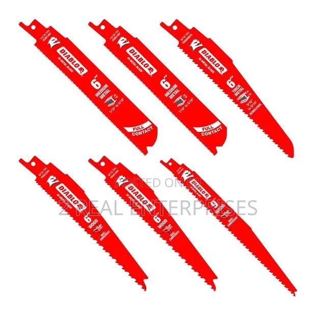 Diablo 6 Pieces Bi Metal Reciprocating Blades · Photo 1