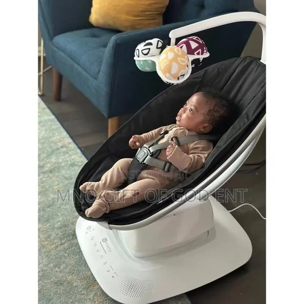 4moms Mamaroo5 Infant Seat Slate Blue Multi-Motion Baby Swing From Us · Photo 1