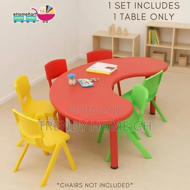 Kids Half-moon Table Front Round Shape, Perfect For Home Use · Photo 2