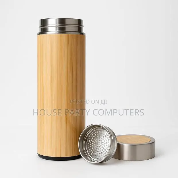 Bamboo Stainless Steel Bottle Flask 450ml · Photo 1