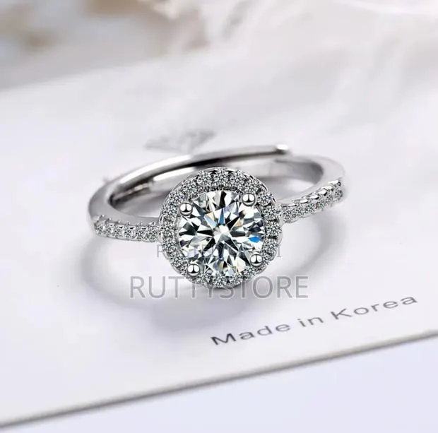 Original 925 Sterling Vintage Adjustable Engagement Ring · Photo 1