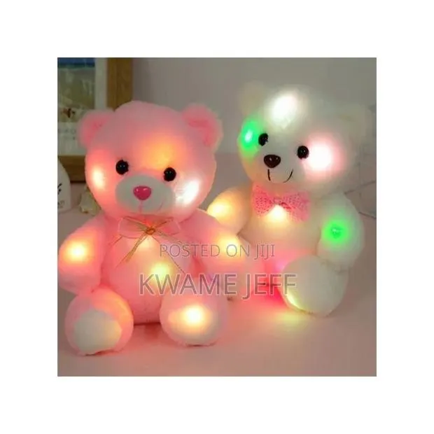 Figures Dolls Colourful Glowing Teddy Bear Stuffed Toy · Photo 1