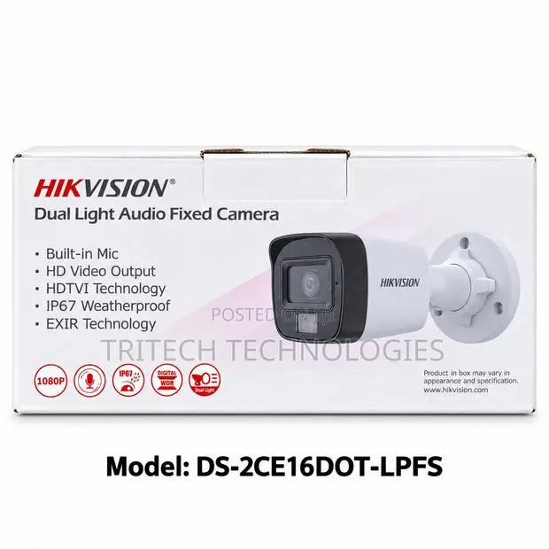 Hikvision Analog 2mp Outdoor Full Color With Sound