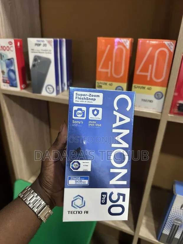 New Tecno Camon 50 Pro 256 GB White · Photo 1