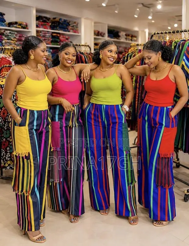 Ankara Aso-Oke Cargo Pants · Photo 1