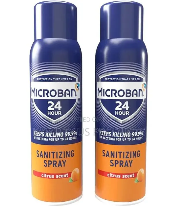 Microban 24-Hour Sanitizing Spray - Citrus Scent - 435 Grams · Photo 1
