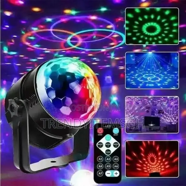 RGB Led Remote Control Ambient Dj Stage Lighting · Photo 1