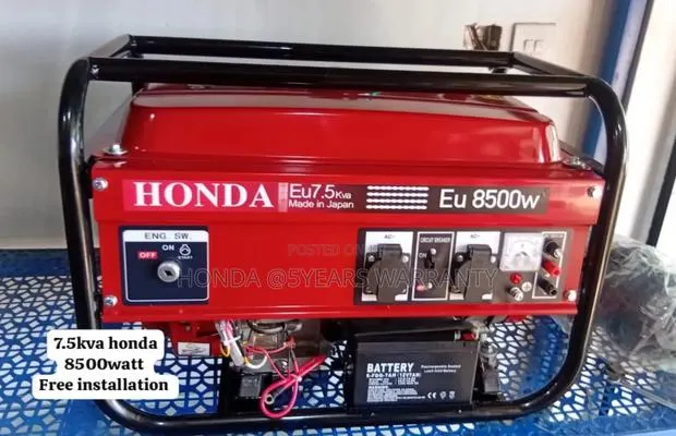 Simplify Your Energy Use With Honda 7.5kva 8500watt Petrol · Photo 1
