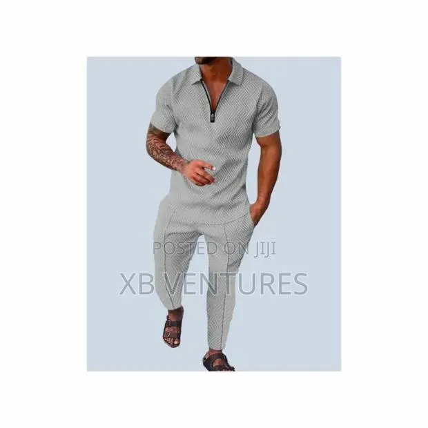 Coofenrisy Men's 2-Piece Polo Shirt Set · Photo 3
