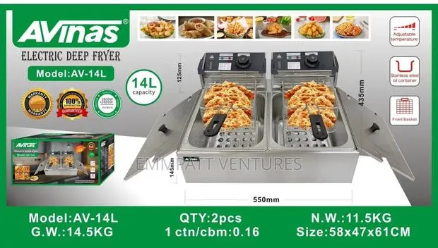 14l Avinas Commercial Deep Fryer