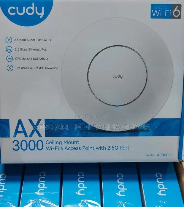 Cudy Ax3000 2.5g Wi-Fi 6 Access Point · Photo 1