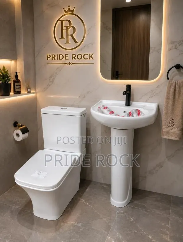Quality Press Top Wc With Basin and Stand Complete · Photo 1