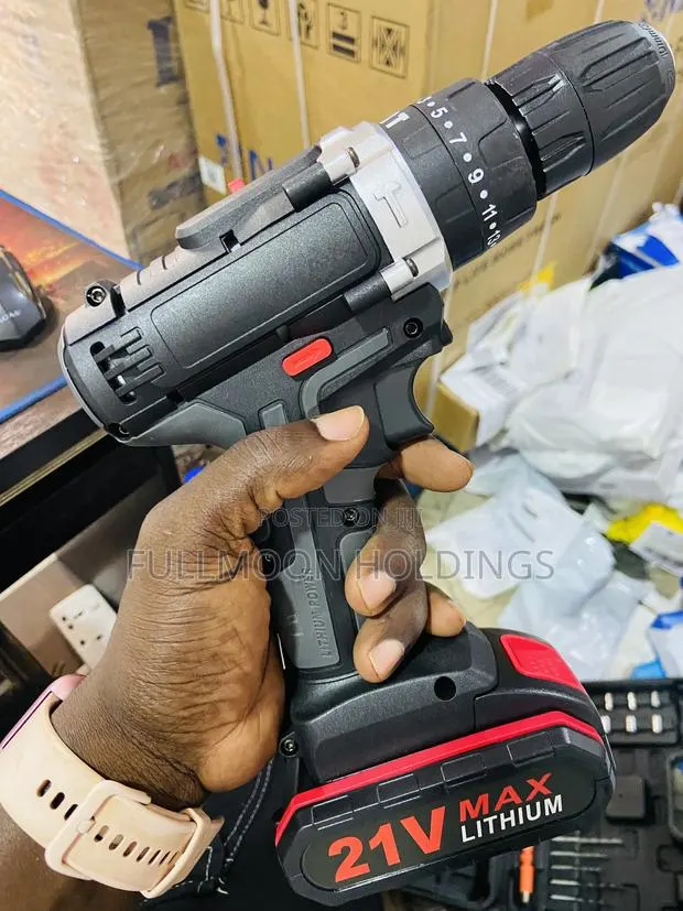 Multifuctional Electric Drill Handheld Screwdriver With 2 Batteries · Photo 1