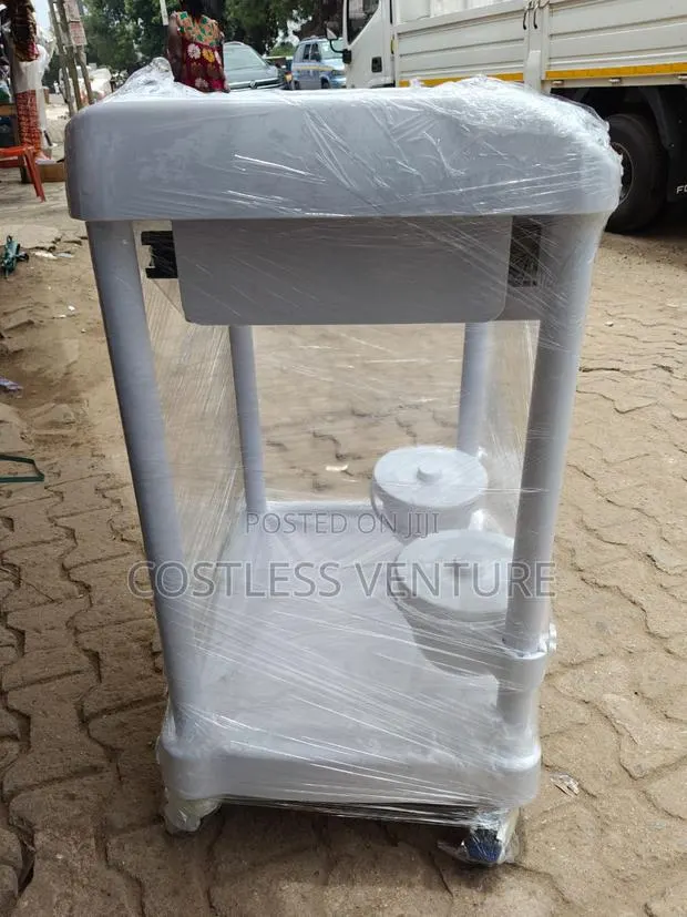 Ingot 2-Tier Treatment Cart With Drawer and 2 Bowls · Photo 2