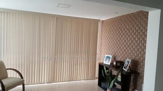 Melon Mist Modern Vertical Window Curtain Blinds · Photo 1