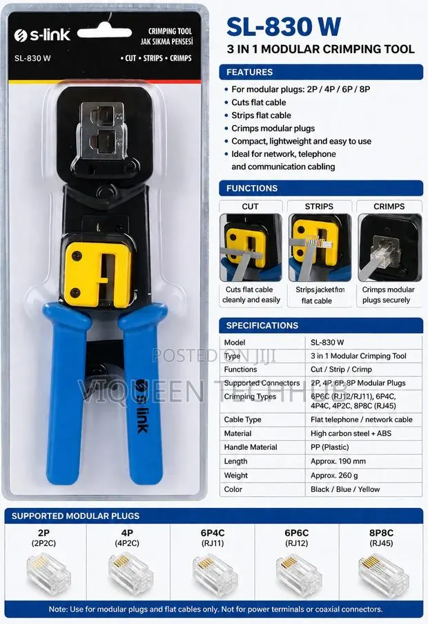 Sl 830w-sl - Link Crimping Tool · Photo 1