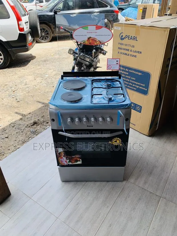 Ultra Modern Sleek Gas Electric Cooker 2-2 60/60 Ferre · Photo 1