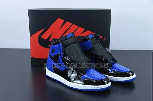Jordan 1 Retro Mirror Black and Blue · Photo 1