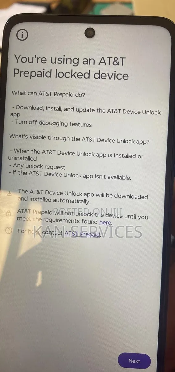 Bring It in for Unlocking · Photo 1