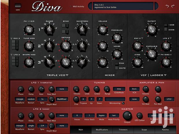 Diva Virtual Instrument VST Plugin |Analog Synthesizer · Photo 1