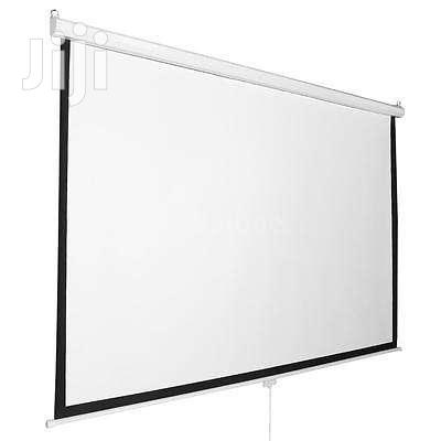 Top Edge 200cm Manual Projector Screen · Photo 1