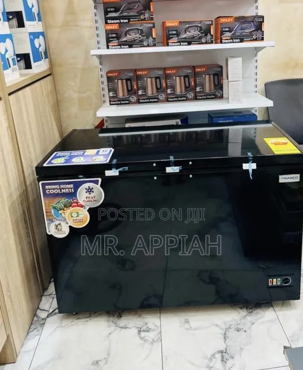 Sleek Nasco Single Door Chest Freezer(Nas475fl) Black · Photo 1
