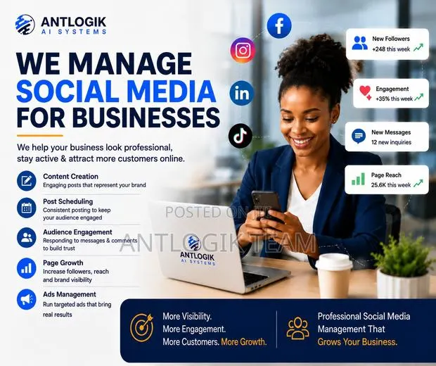 Social Media Management Services For Businesses In Ghana · Photo 1