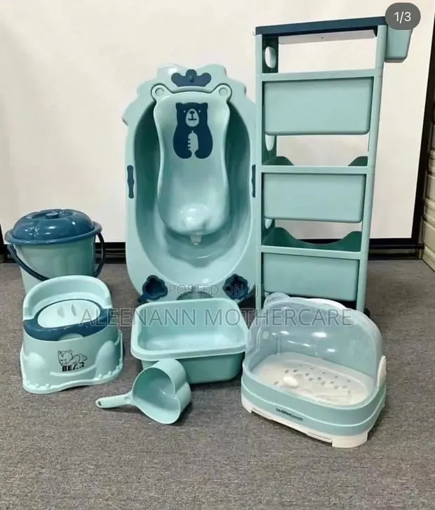 Bath Set With Stand and Bottle Rack · Photo 1