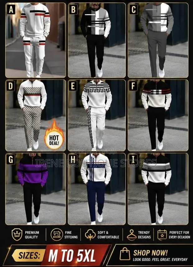 # Men’s Korean Joggers – Stylish Comfortable · Photo 1