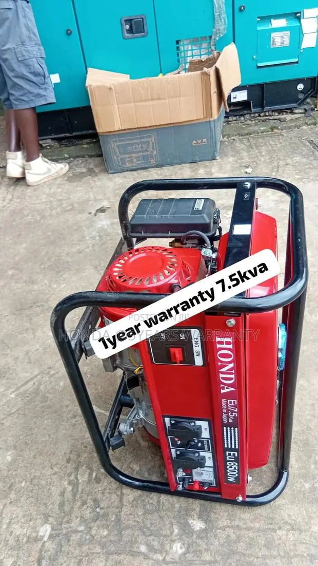 Premium Honda 7.5kVA Petrol Generator – Strong, Durable 7.5kva · Photo 1