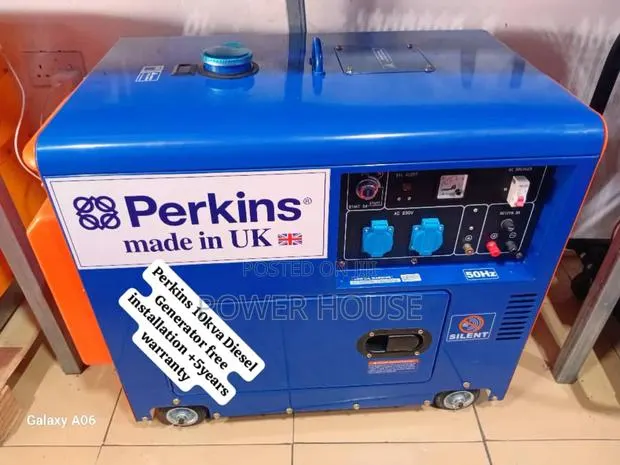 Word Whirl Perkins Generator Diesel 10kva Silent · Photo 1