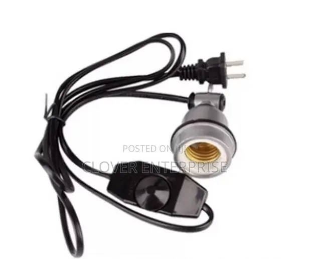 E27 Ceramic Lamp Holder With Adjustable Swith( Heat Regulator) · Photo 1