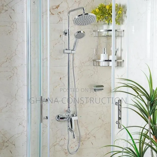 3 in 1 Luxury Italian Bathroom Shower Mixers Set Chain Telephone · Photo 1