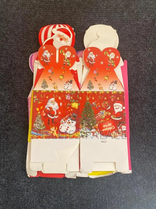10pcs Cartoon Candy Apple Christmas Paper Boxes Xmas · Photo 1